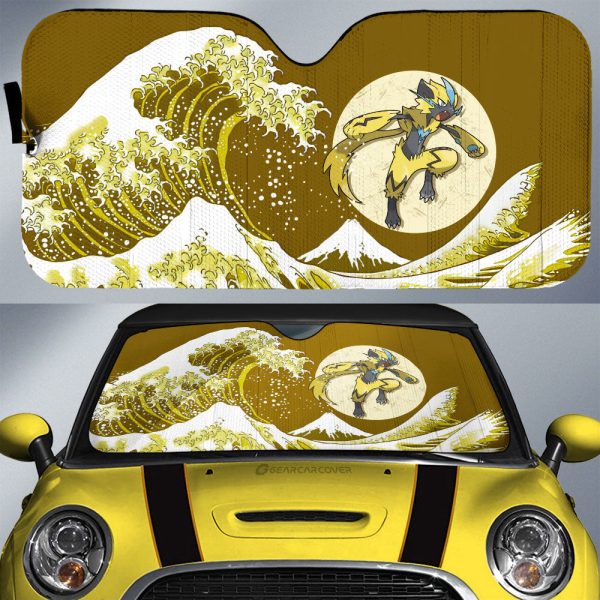 Zeraora Car Sunshade Custom Pokemon Car Accessories